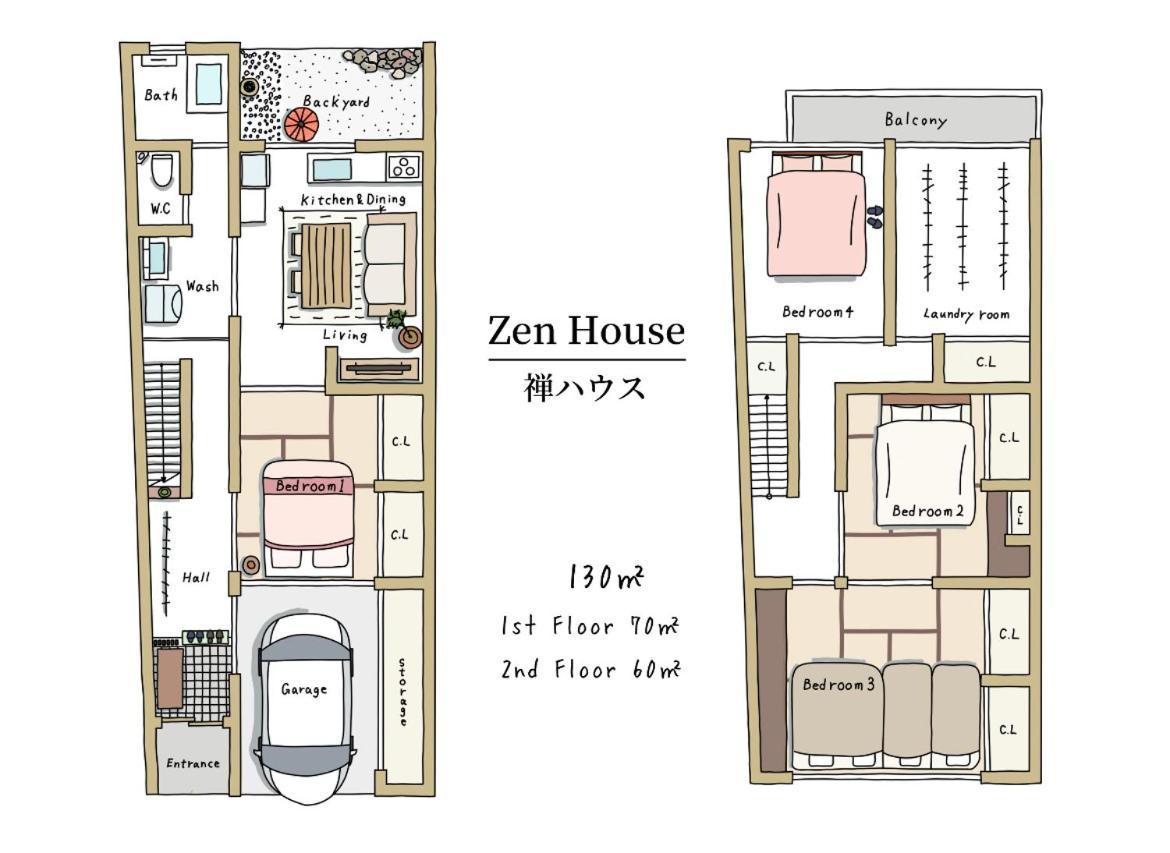 فيلا Zen House تاكاياما المظهر الخارجي الصورة